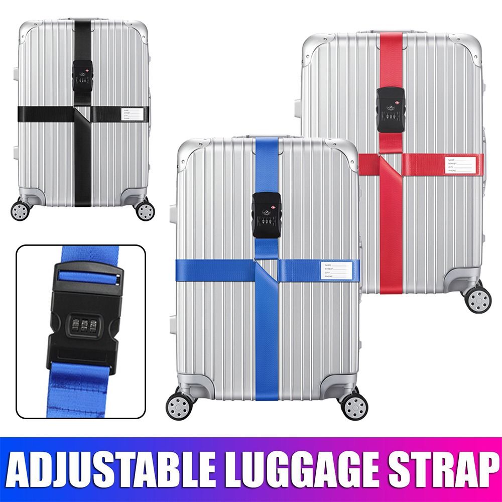 Travel Lock Tsa Approved - Correa ajustable para maleta de viaje,