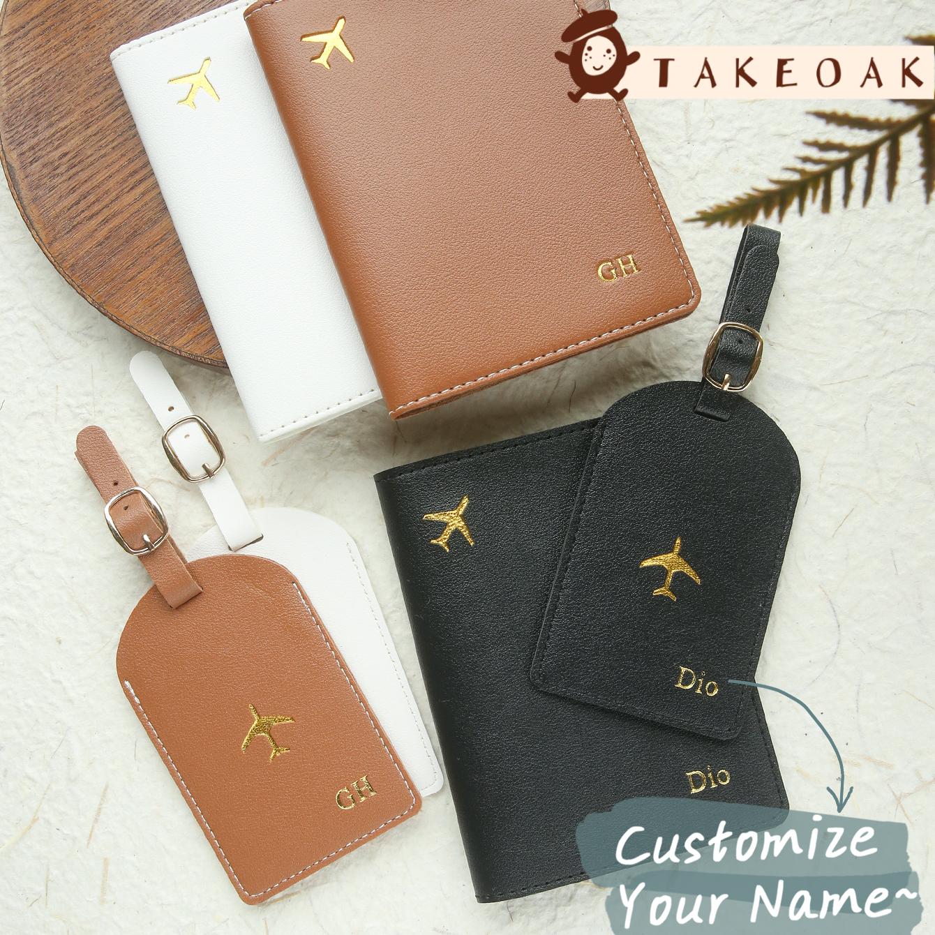 Travel Accessories Overseas - Juego de Porta Pasaportes y Etiqueta