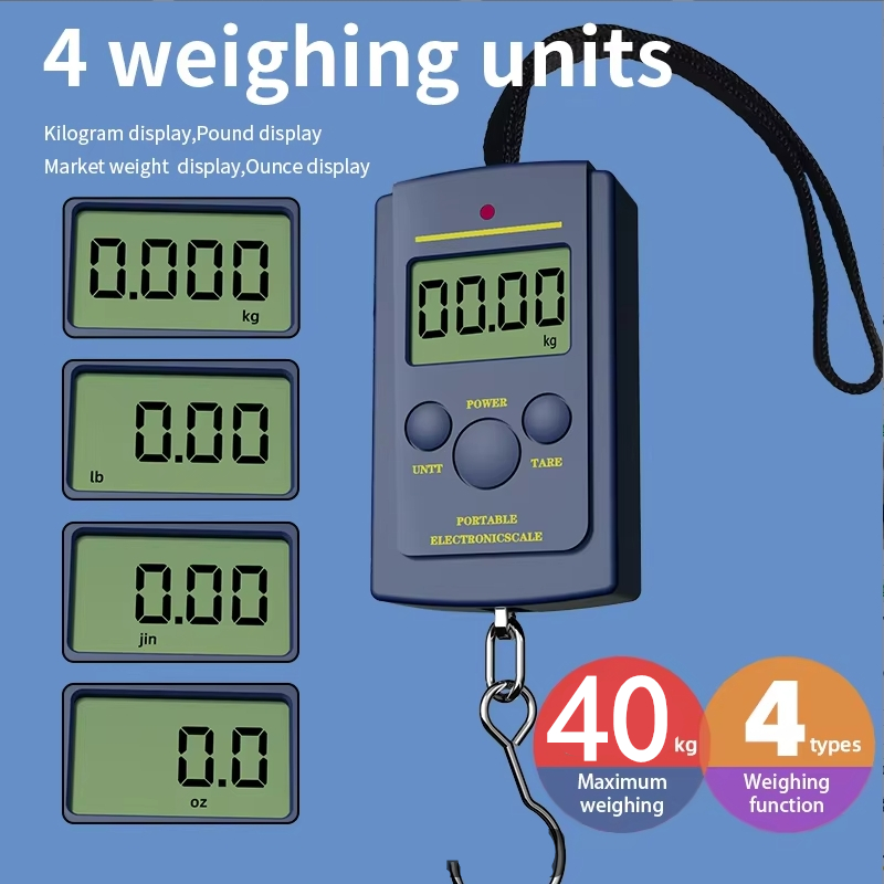 Luggage Scale Hanging - Báscula Digital Portátil Multifuncional de 40