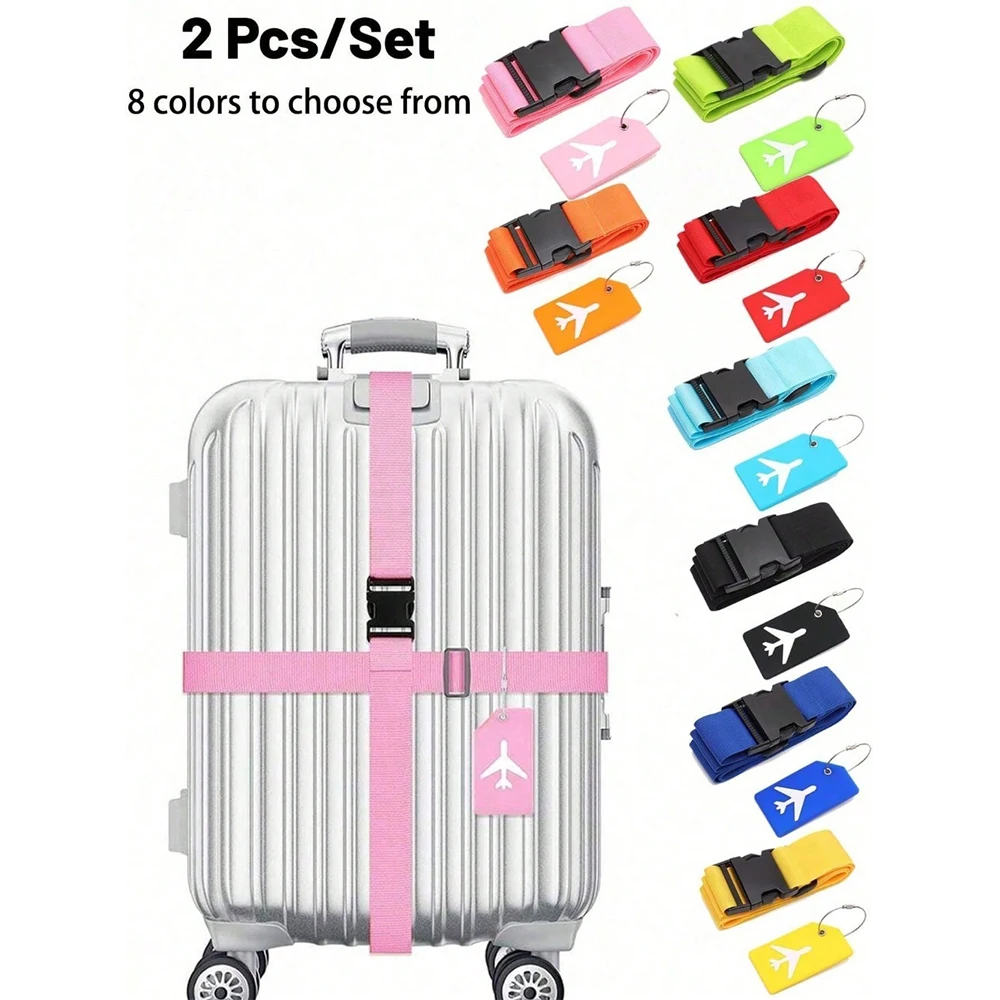Travel Accessories Gift Set - Juego de correas para equipaje con