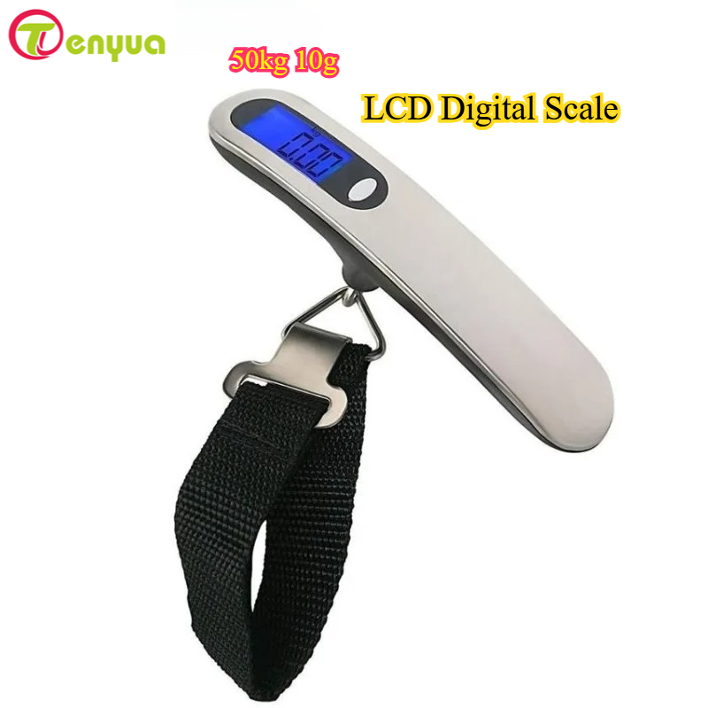 Luggage Scale Hanging - Báscula Digital LCD portátil de 50kg
