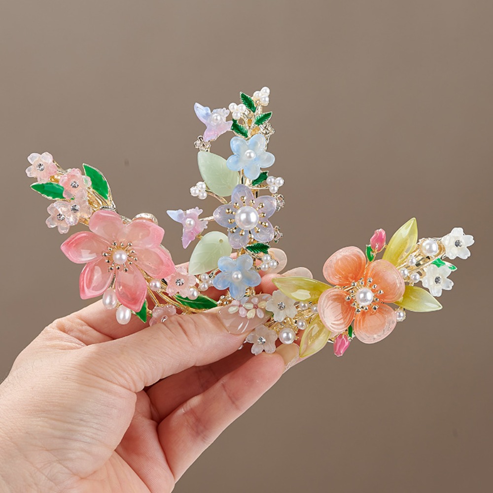 Travel Hair Accessories - Pinza de Pelo con Perlas y