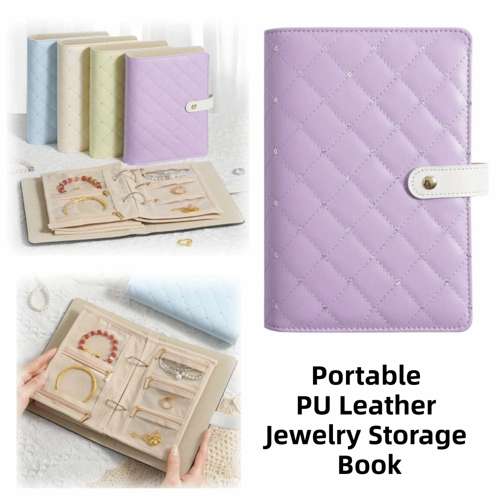 Travel Jewellery & Accessories Organiser - Estuche Portátil para Joyas con Cierre,