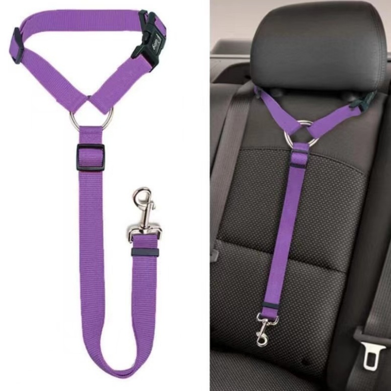Travel Accessories For Dogs - Cinturón de Seguridad Ajustable para Mascotas,