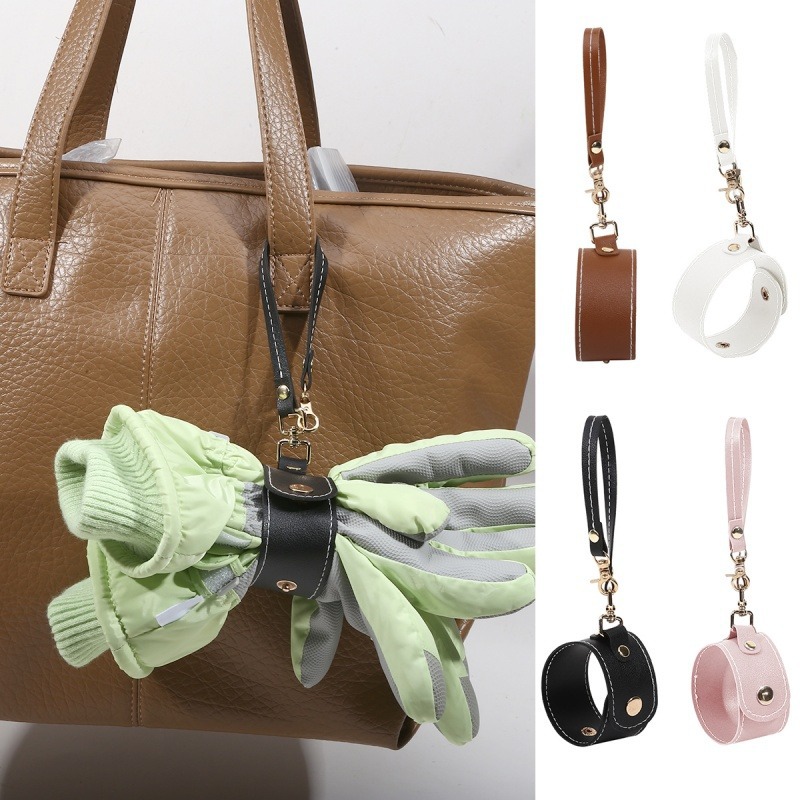 Travel Accessories Gift Ideas - Elegante soporte de cuero para guantes,
