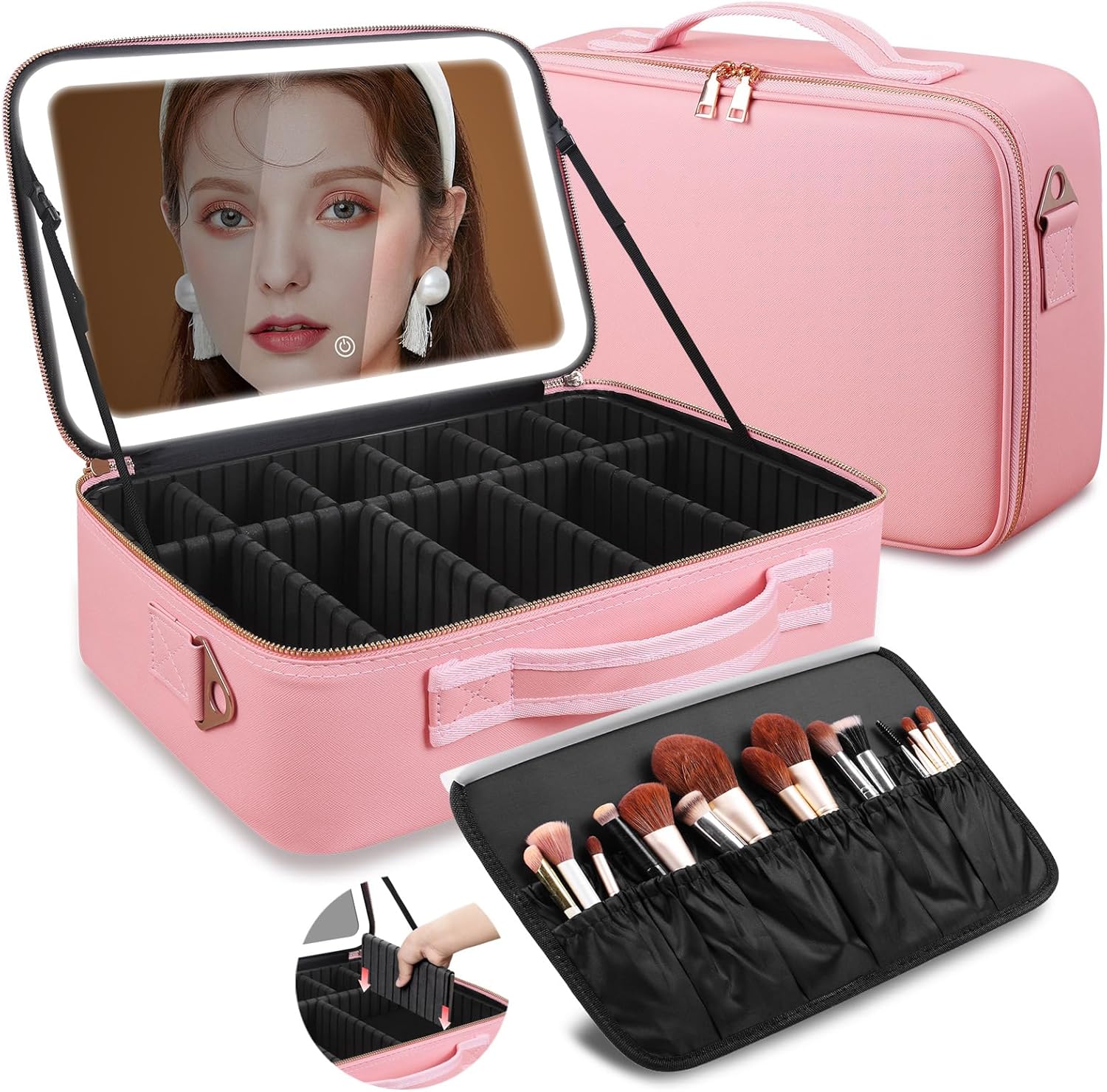 Travel Z - Bolsa de Maquillaje de Gran Capacidad