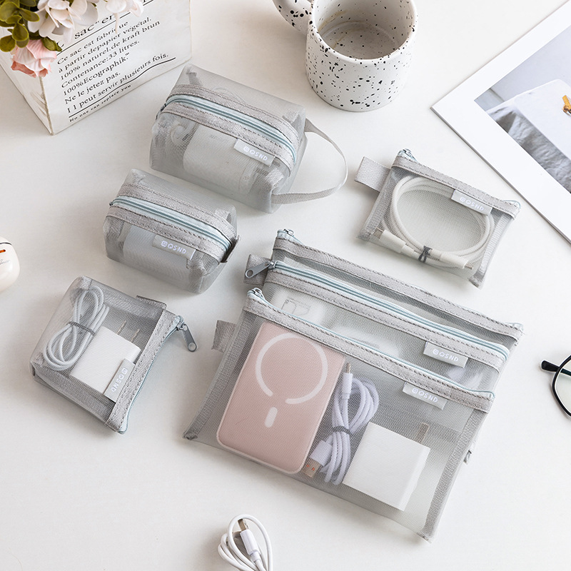 Bolsa de almacenamiento transp - Cable Organizer Travel reseña y precio