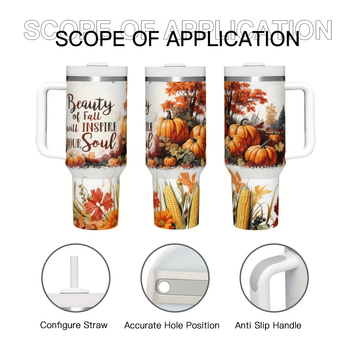 1 vaso térmico de 40 oz con di - Travel Accessories Gift Ideas reseña y precio