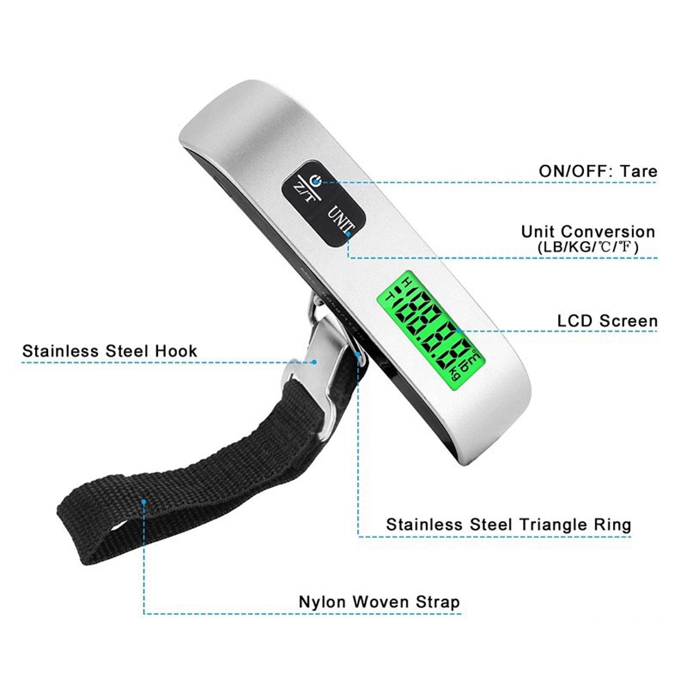 Báscula Digital Colgante ABRT- - Luggage Scale Hanging reseña y precio