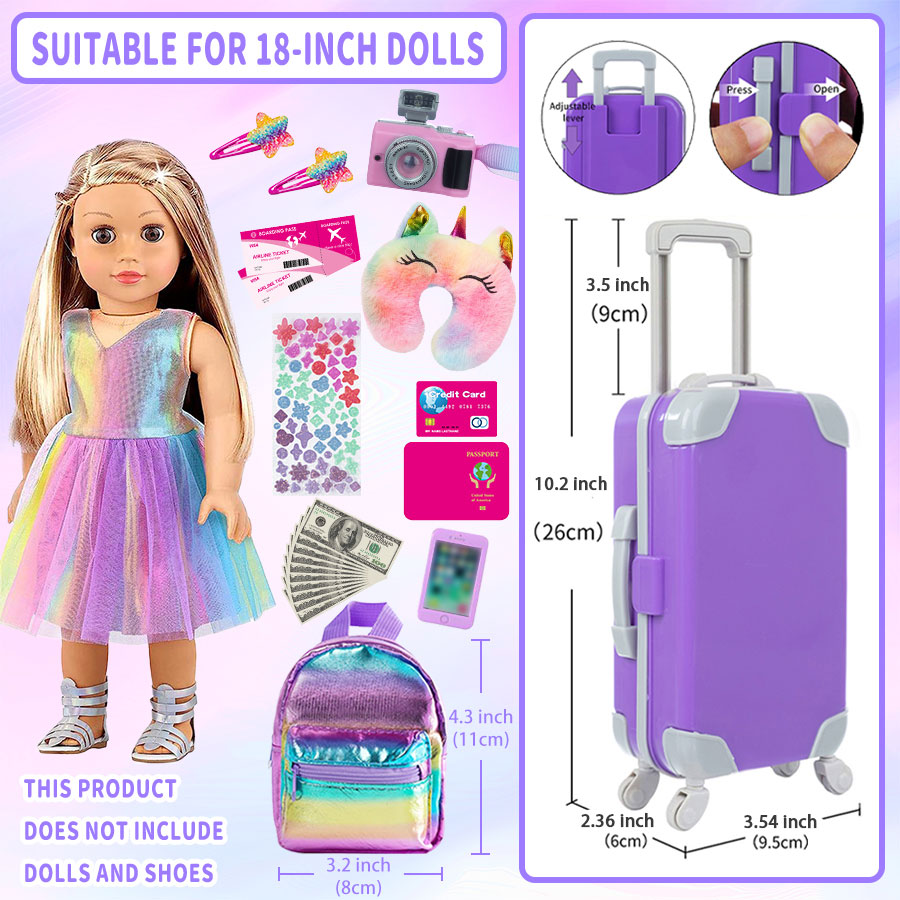 Ropa y Accesorios para Muñecas - Travel Accessories Gift Set reseña y precio