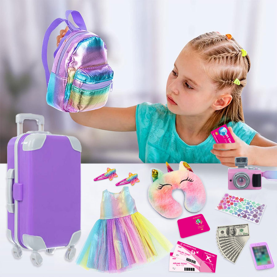 Ropa y Accesorios para Muñecas - Travel Accessories Gift Set reseña y precio