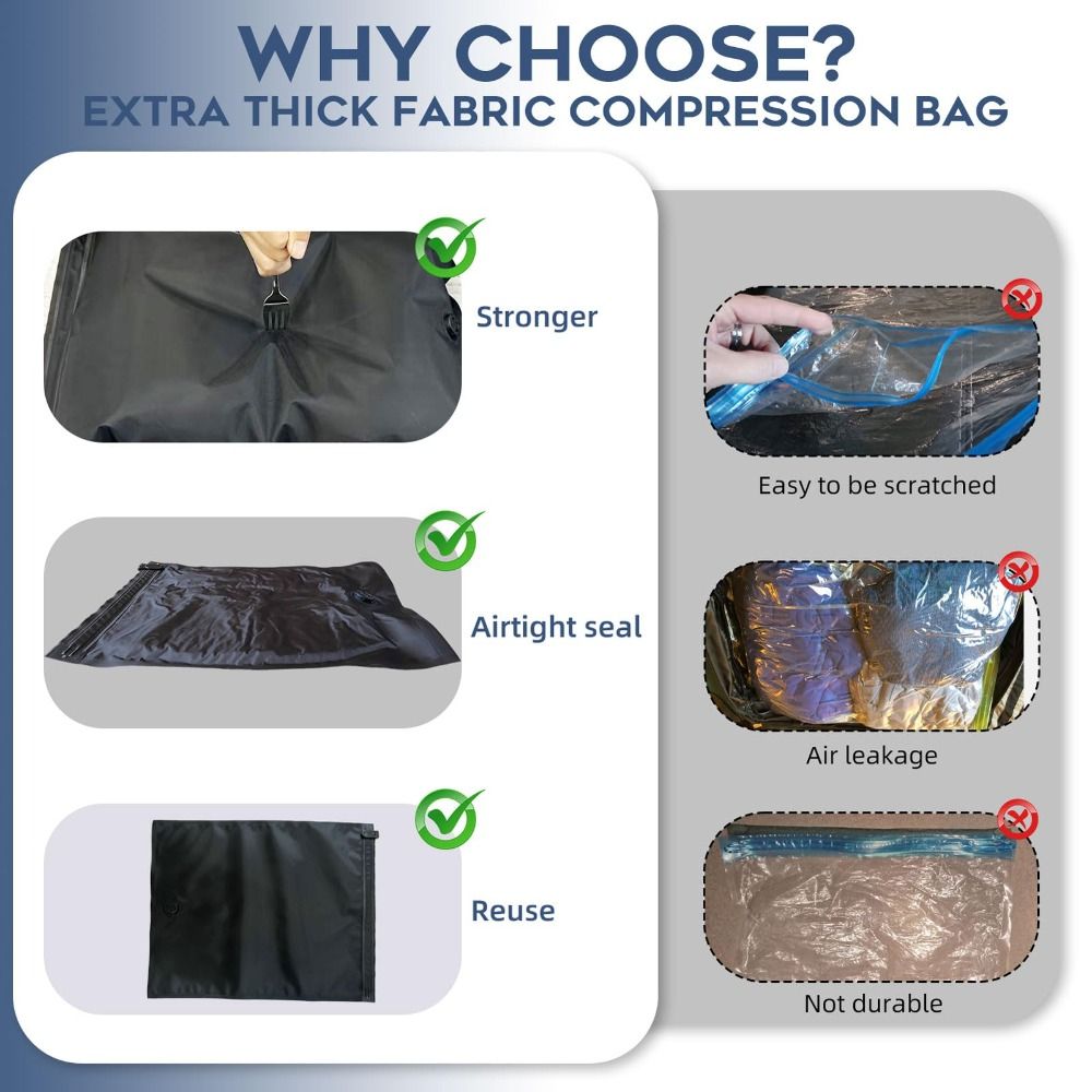 Bolsas de Vacío Reutilizables  - Compression Bag Vacuum reseña y precio
