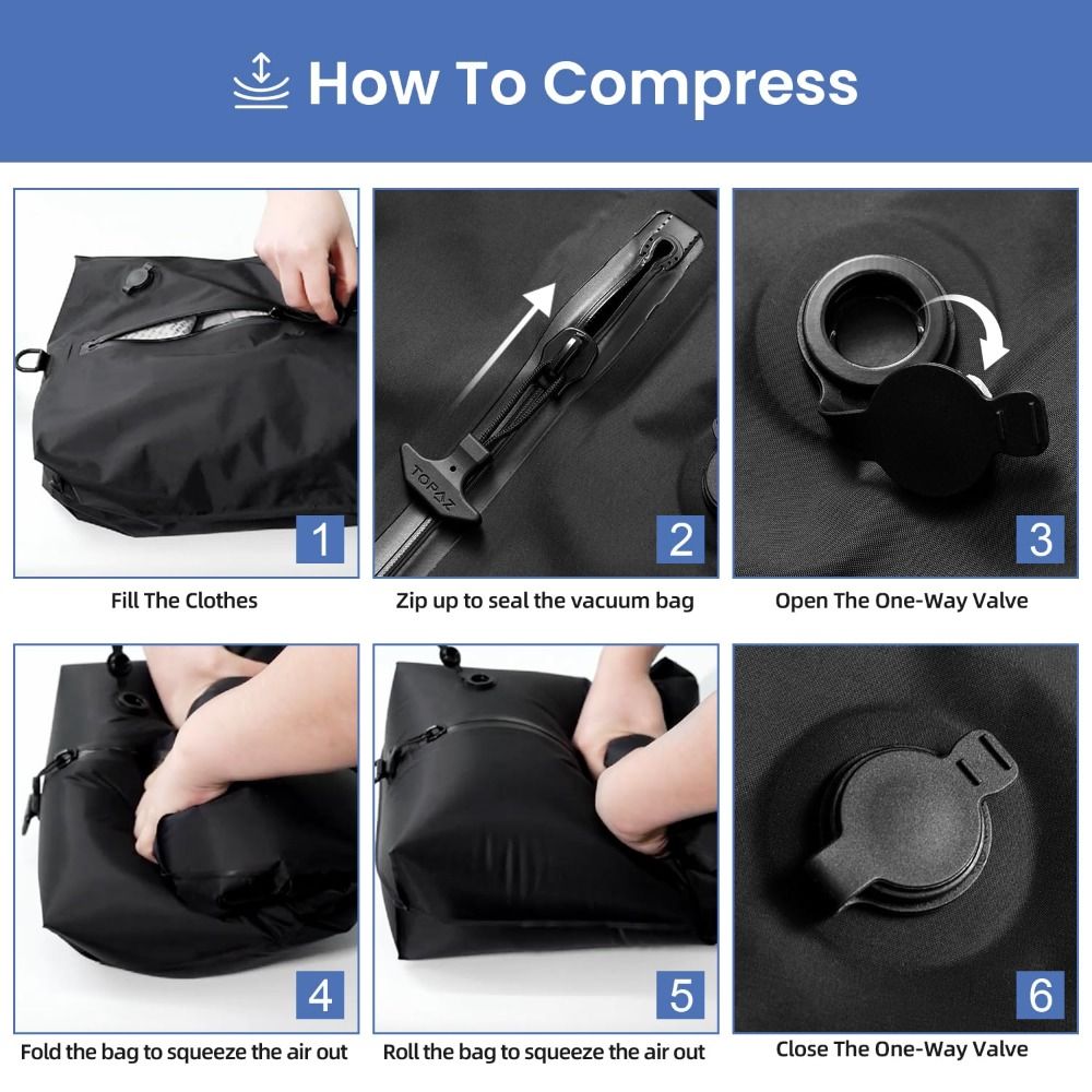 Bolsas de Vacío Reutilizables  - Compression Bag Vacuum reseña y precio