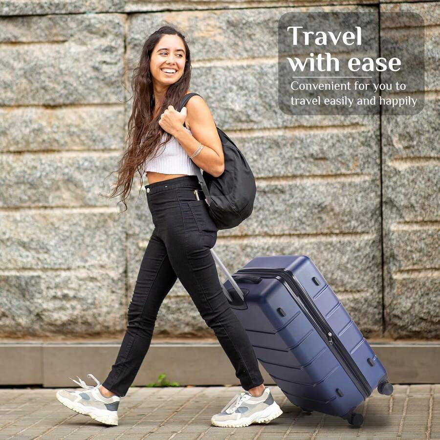 Maleta Rígida Ligera de 20/24/ - Travel Lock Tsa Approved reseña y precio