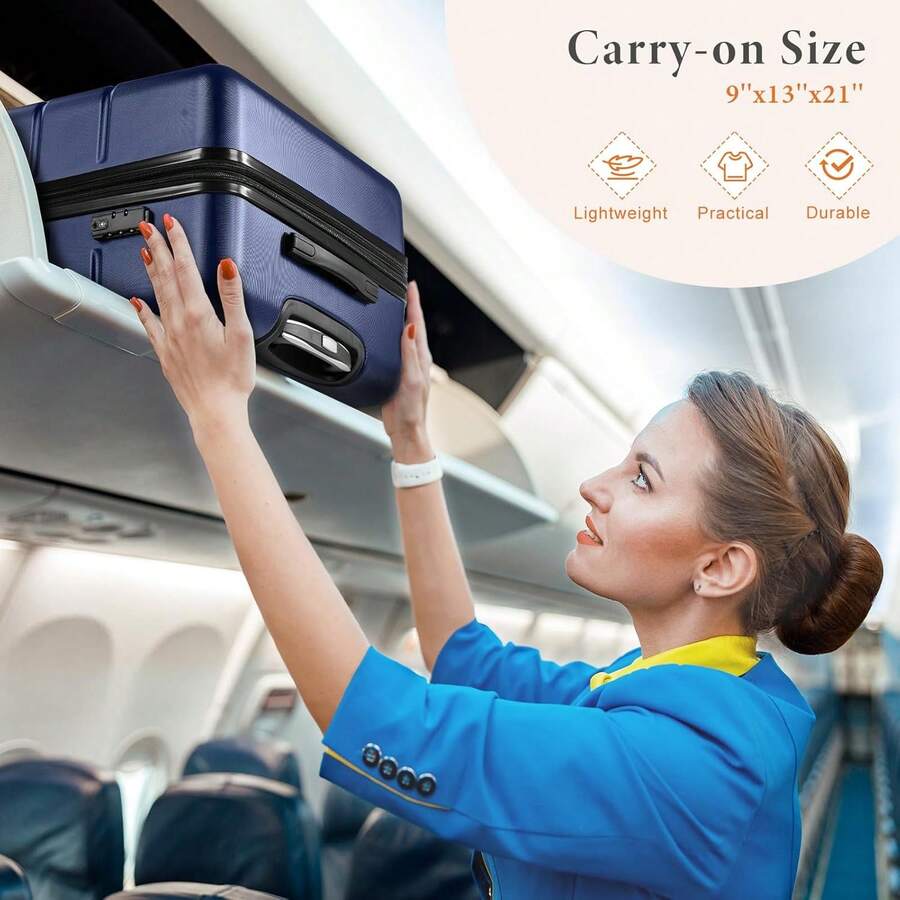 Maleta Rígida Ligera de 20/24/ - Travel Lock Tsa Approved reseña y precio