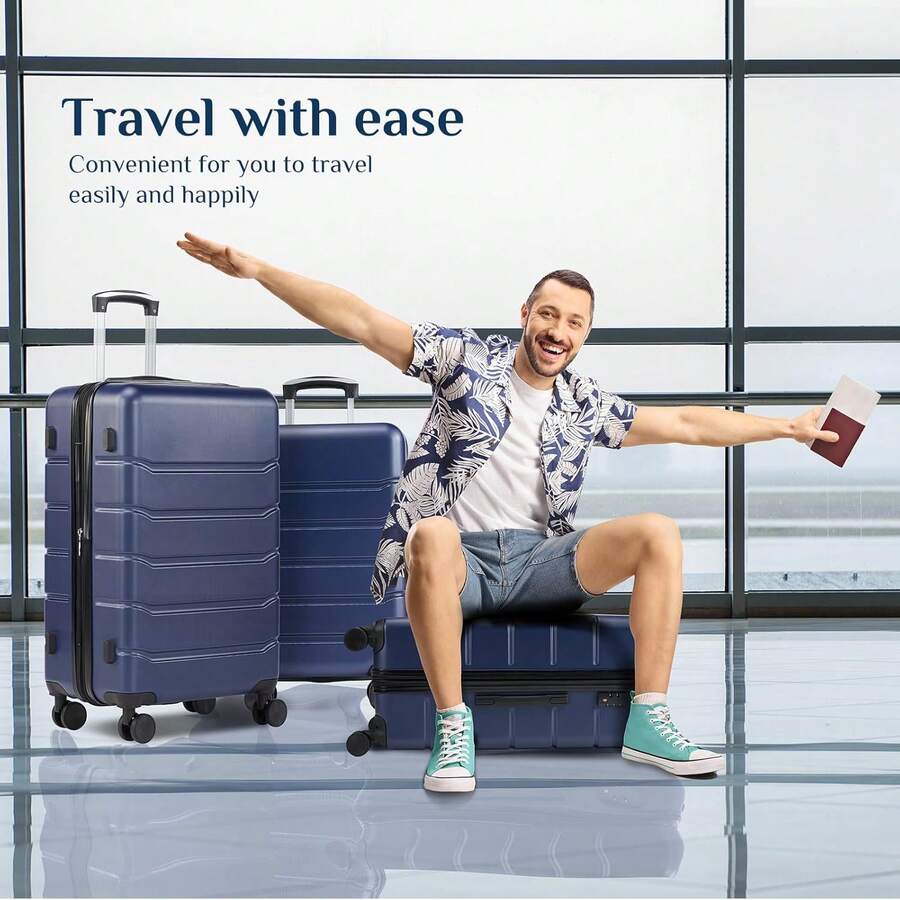 Maleta Rígida Ligera de 20/24/ - Travel Lock Tsa Approved reseña y precio