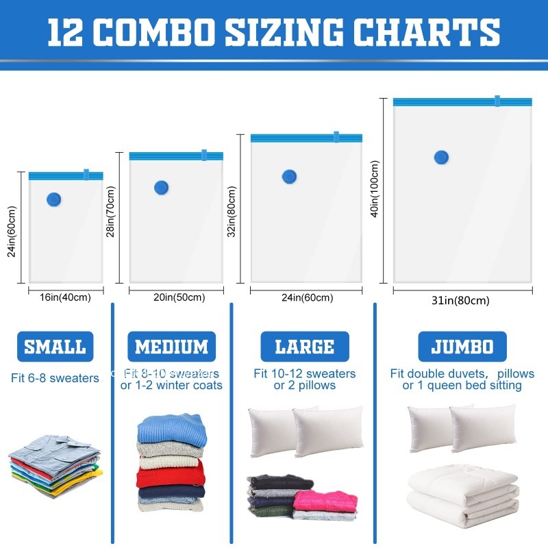 Bolsa de vacío y cubierta para - Compression Bag Vacuum reseña y precio