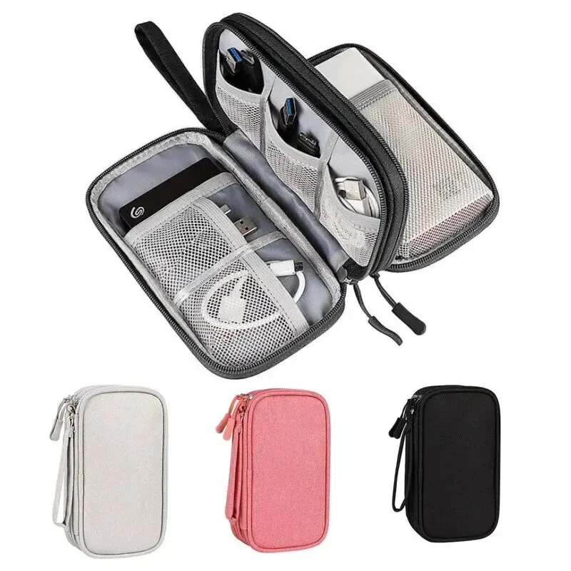 1 unidad, gris/negro/rosa/azul - Cable Organizer Travel reseña y precio