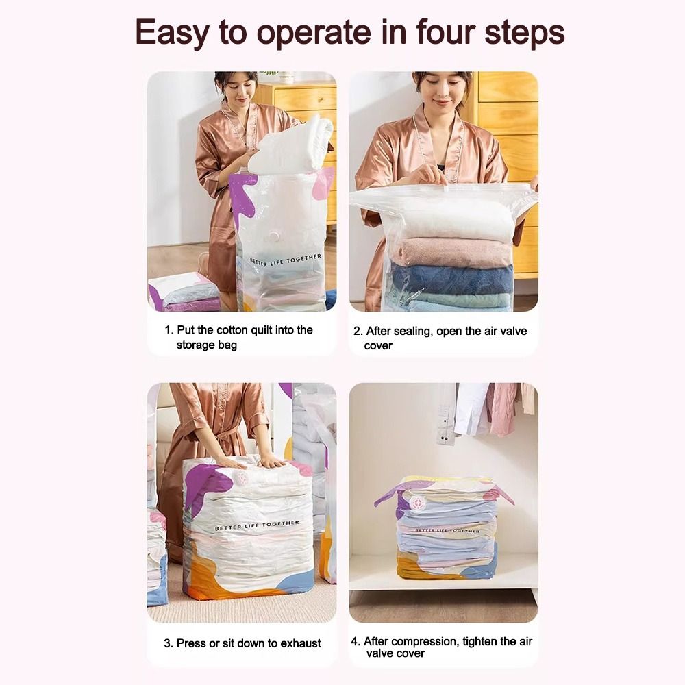 Bolsas de Almacenamiento al Va - Compression Bag Vacuum reseña y precio