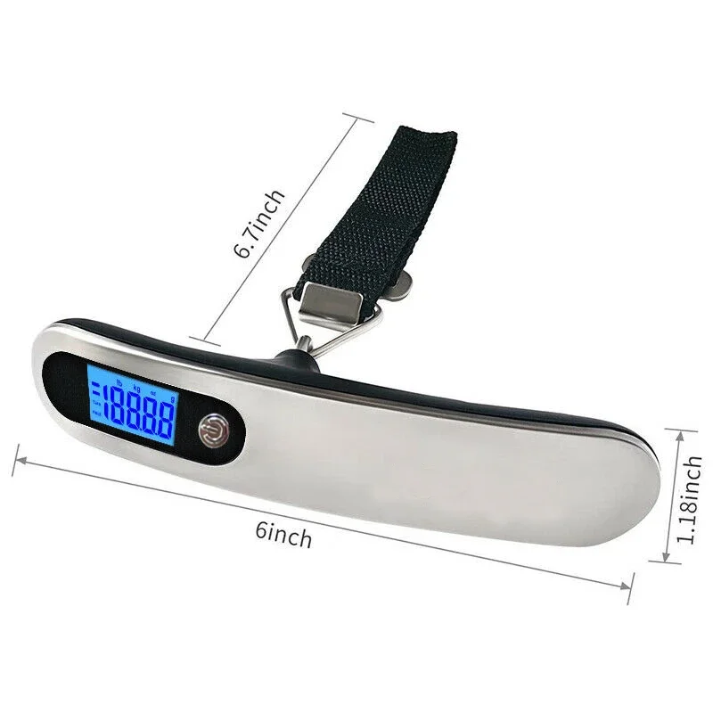 Báscula Digital portátil de 50 - Luggage Scale Hanging reseña y precio