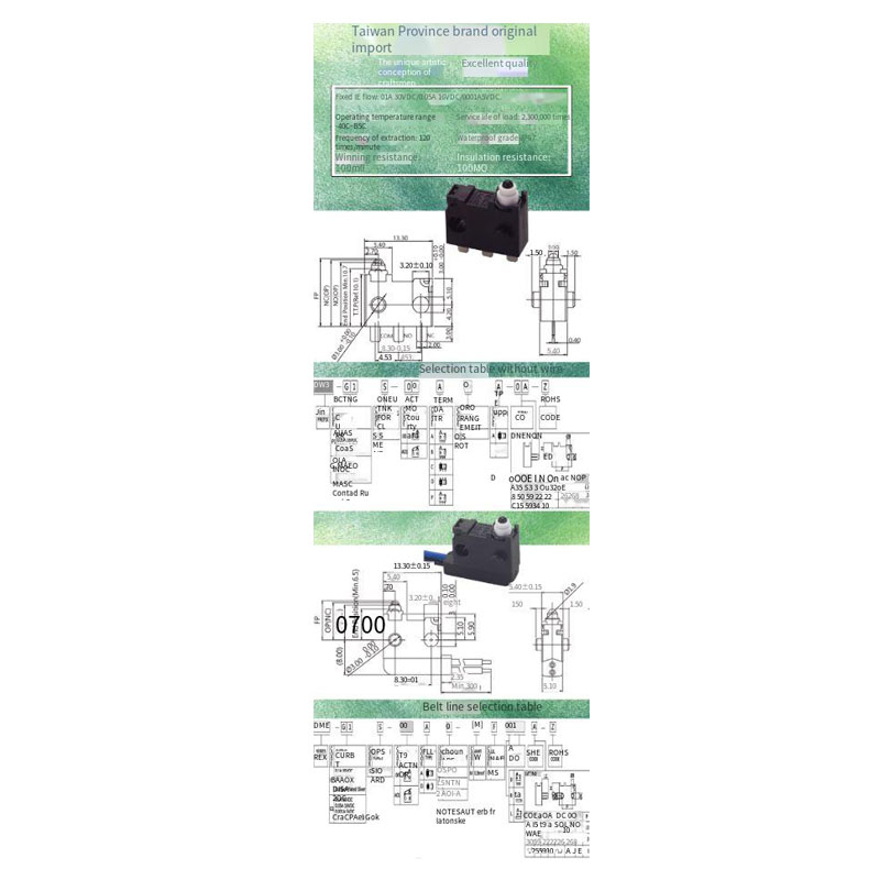 Microinterruptor DW3 impermeab - Travel Z reseña y precio