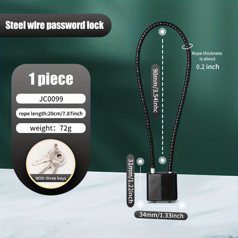 Candados de equipaje de aleaci - Travel Lock Tsa Approved reseña y precio
