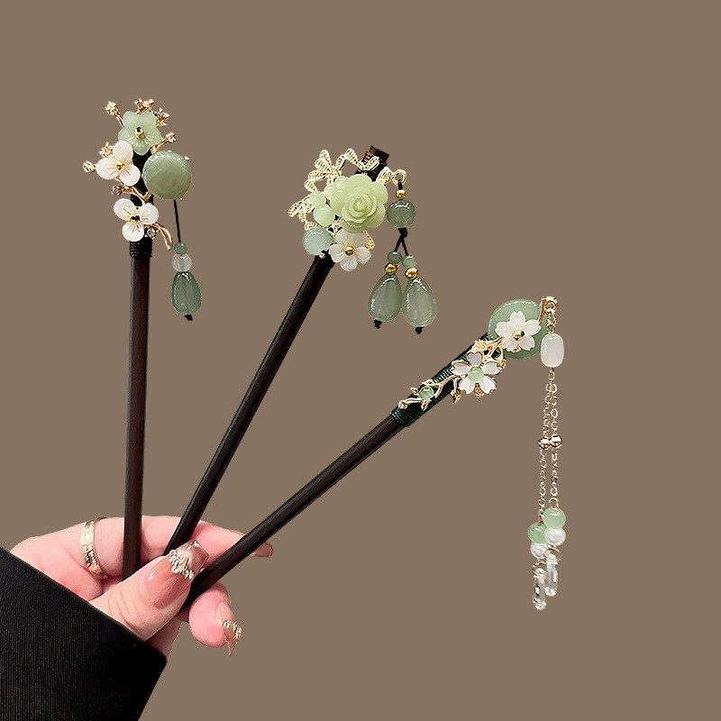Horquilla de madera antigua pa - Travel Hair Accessories reseña y precio