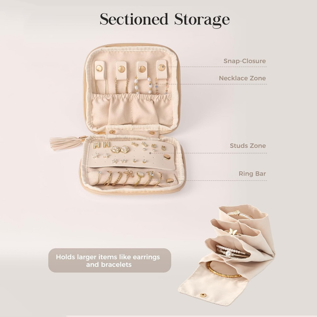Estuche organizador de joyas s - Travel Jewellery & Accessories Organiser reseña y precio