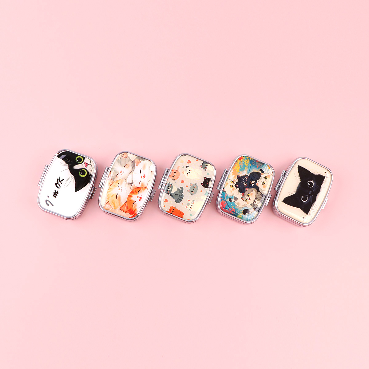 Pastillero de gato bonito, org - Travel Accessories For Japan reseña y precio