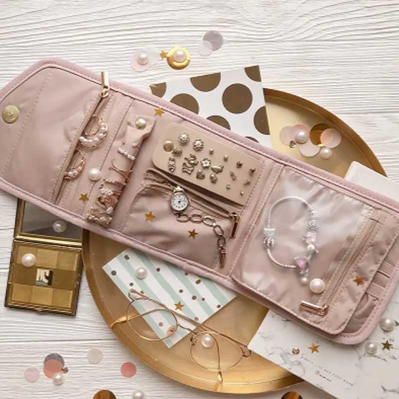 Rollo de joyería plegable, prá - Travel Jewellery & Accessories Organiser reseña y precio