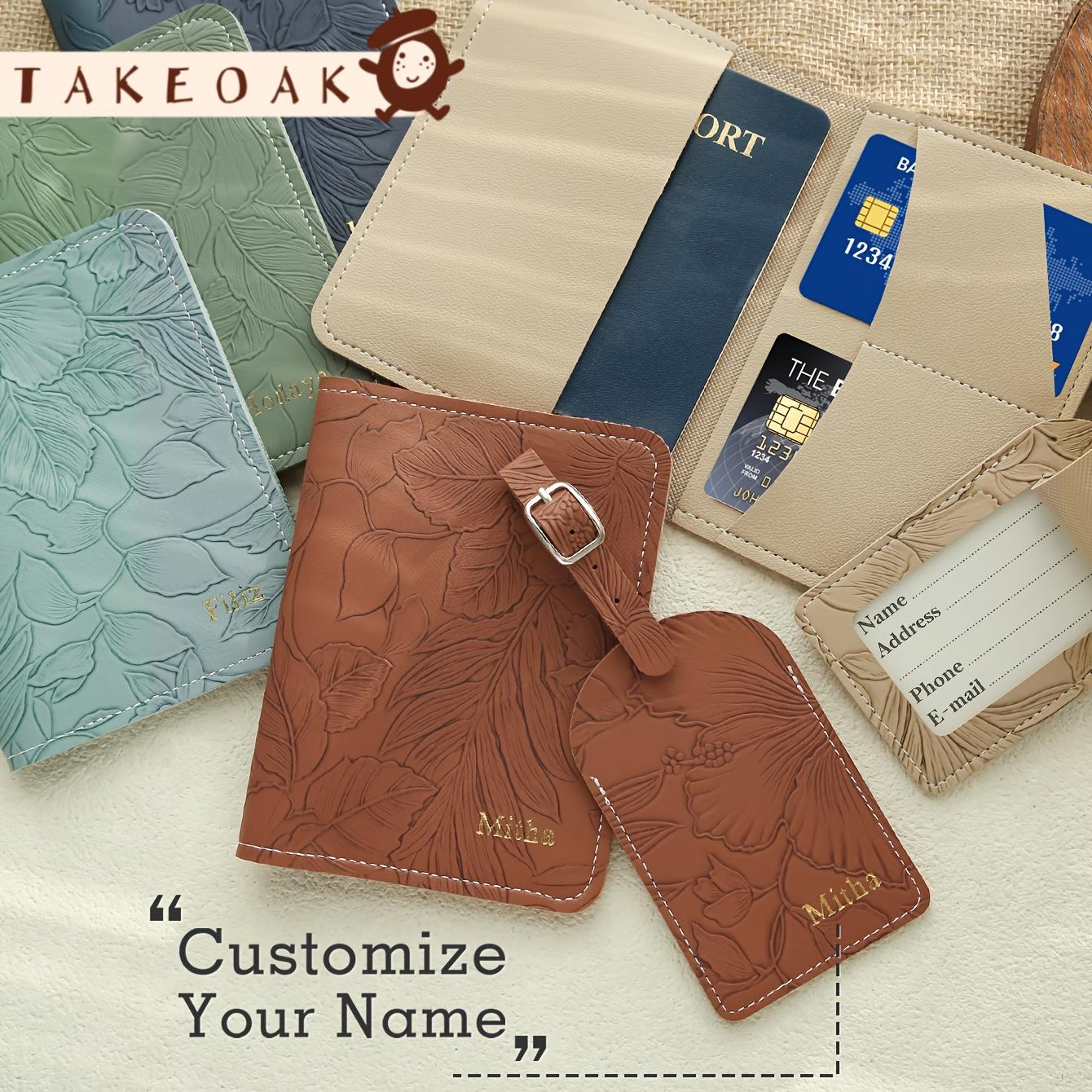 Funda de Pasaporte de Cuero PU - Travel Accessories Overseas reseña y precio