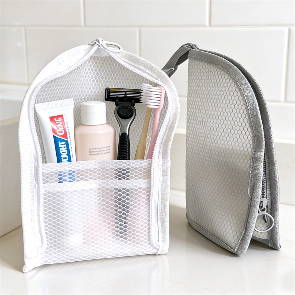 Bolsa de aseo de malla transpi - Travel Z reseña y precio