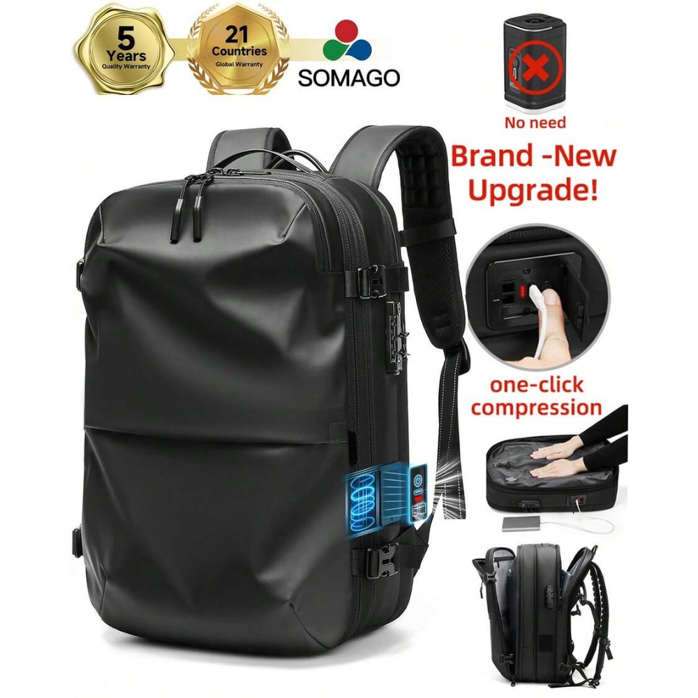 Mochila Expandible con Compres - Compression Bag Vacuum reseña y precio