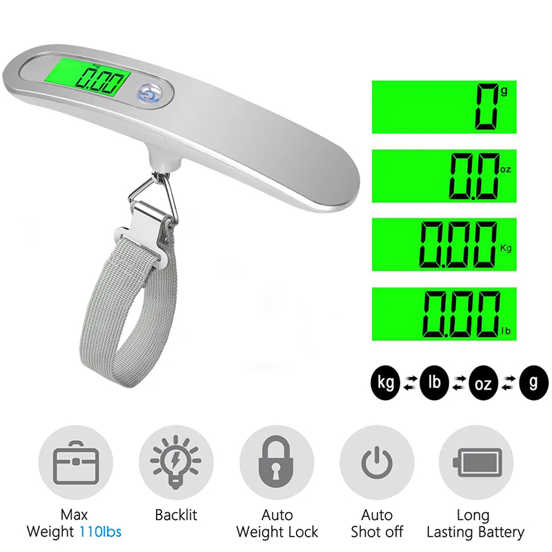 Báscula electrónica para equip - Luggage Scale Hanging reseña y precio