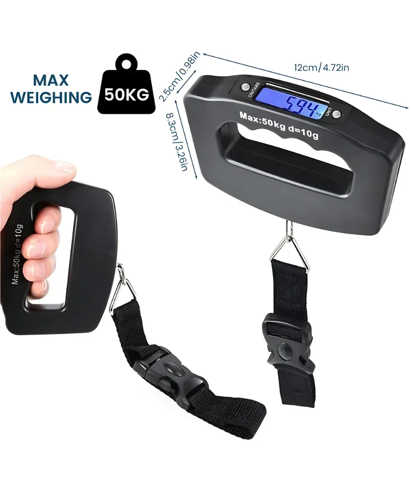Báscula Digital para equipaje  - Luggage Scale Hanging reseña y precio
