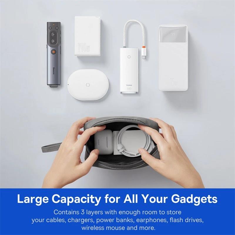 Bolsa impermeable portátil par - Cable Organizer Travel reseña y precio